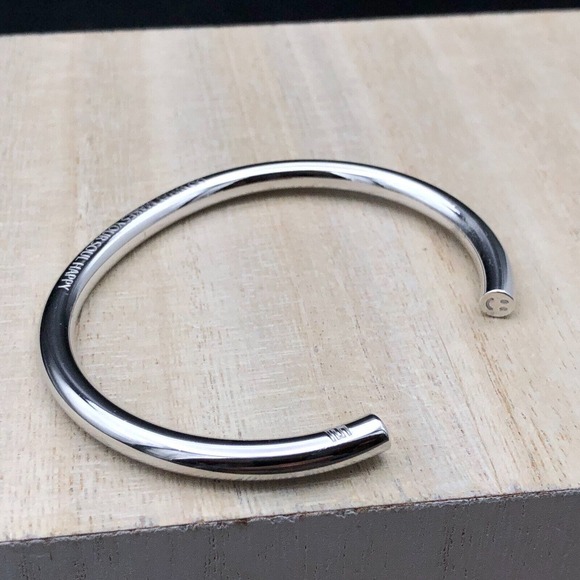 SL Inspirational Bracelet Do What Makes Your Soul Happy Smiley Face Cuff - Picture 7 of 9